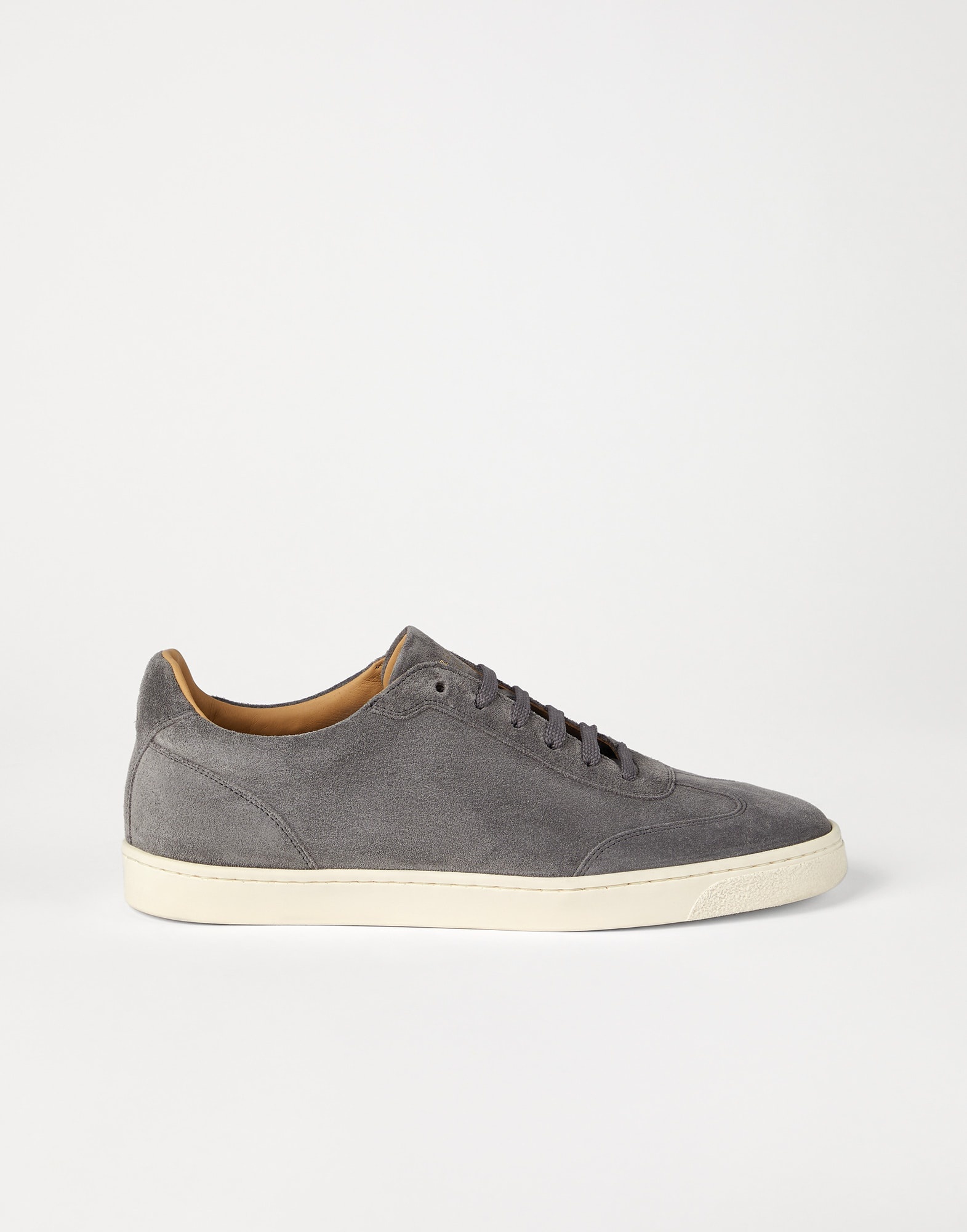Suede sneakers with natural rubber sole - 5