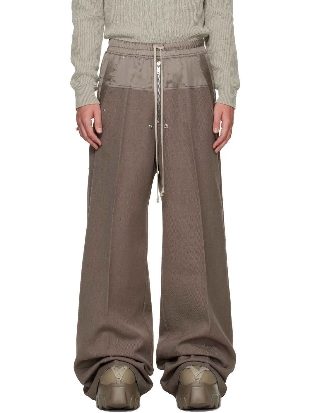 Gray Tower Wide Bela Trousers - 1