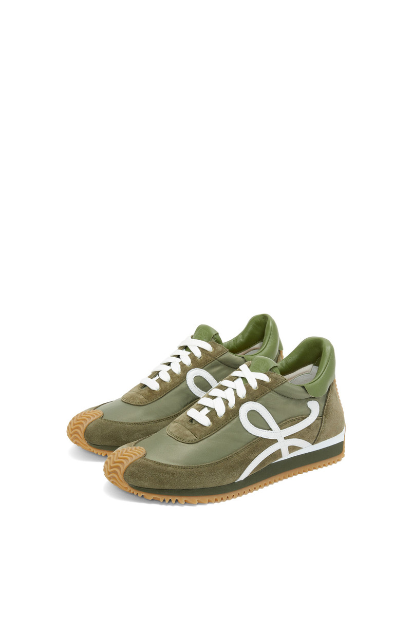 Loewe Flow Runner in nylon and suede outlook