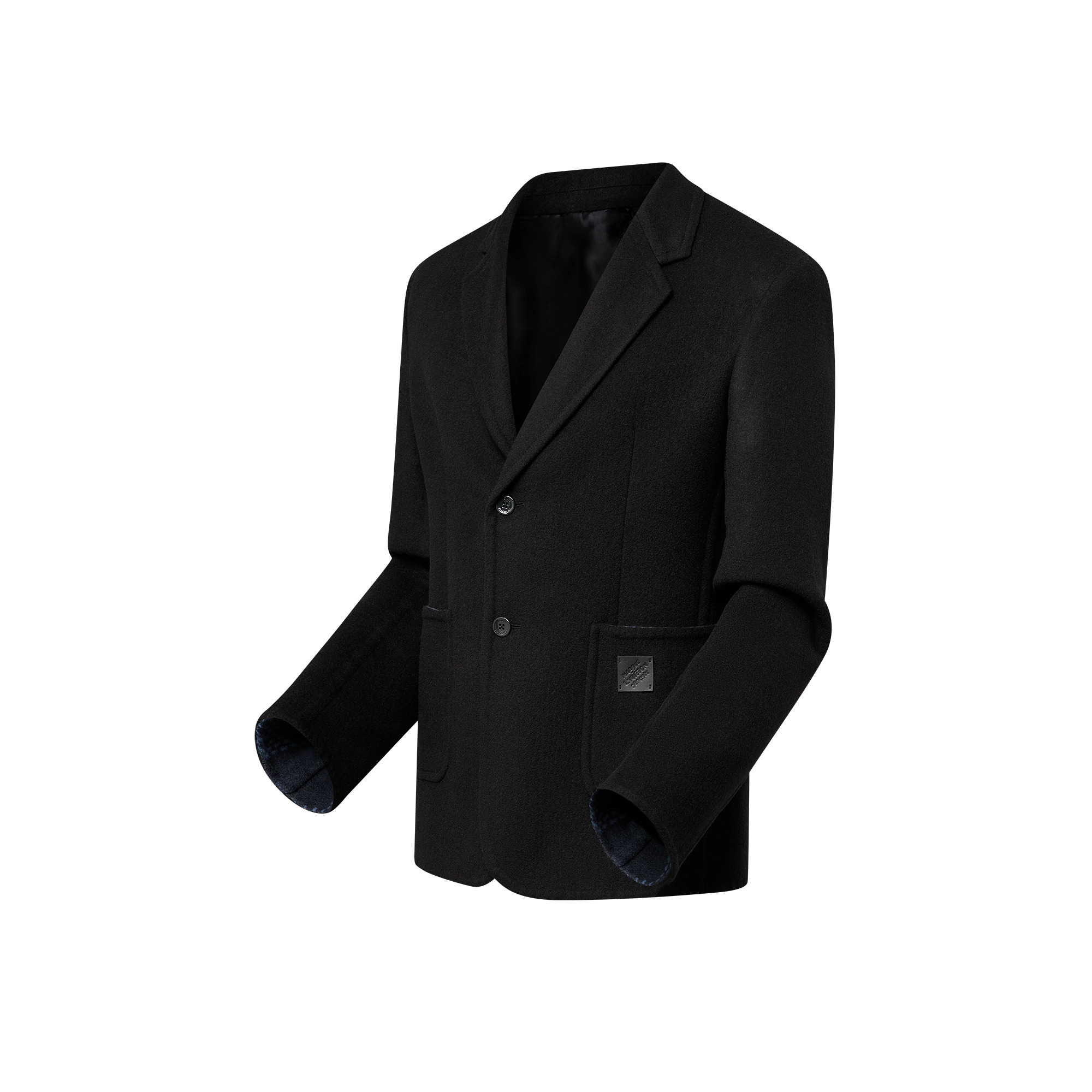 Double Face Cashmere And Wool Blend Blazer - 2