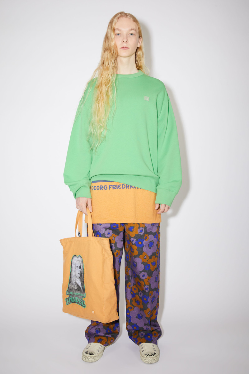 Acne Studios Crew neck sweatshirt - Fern green outlook