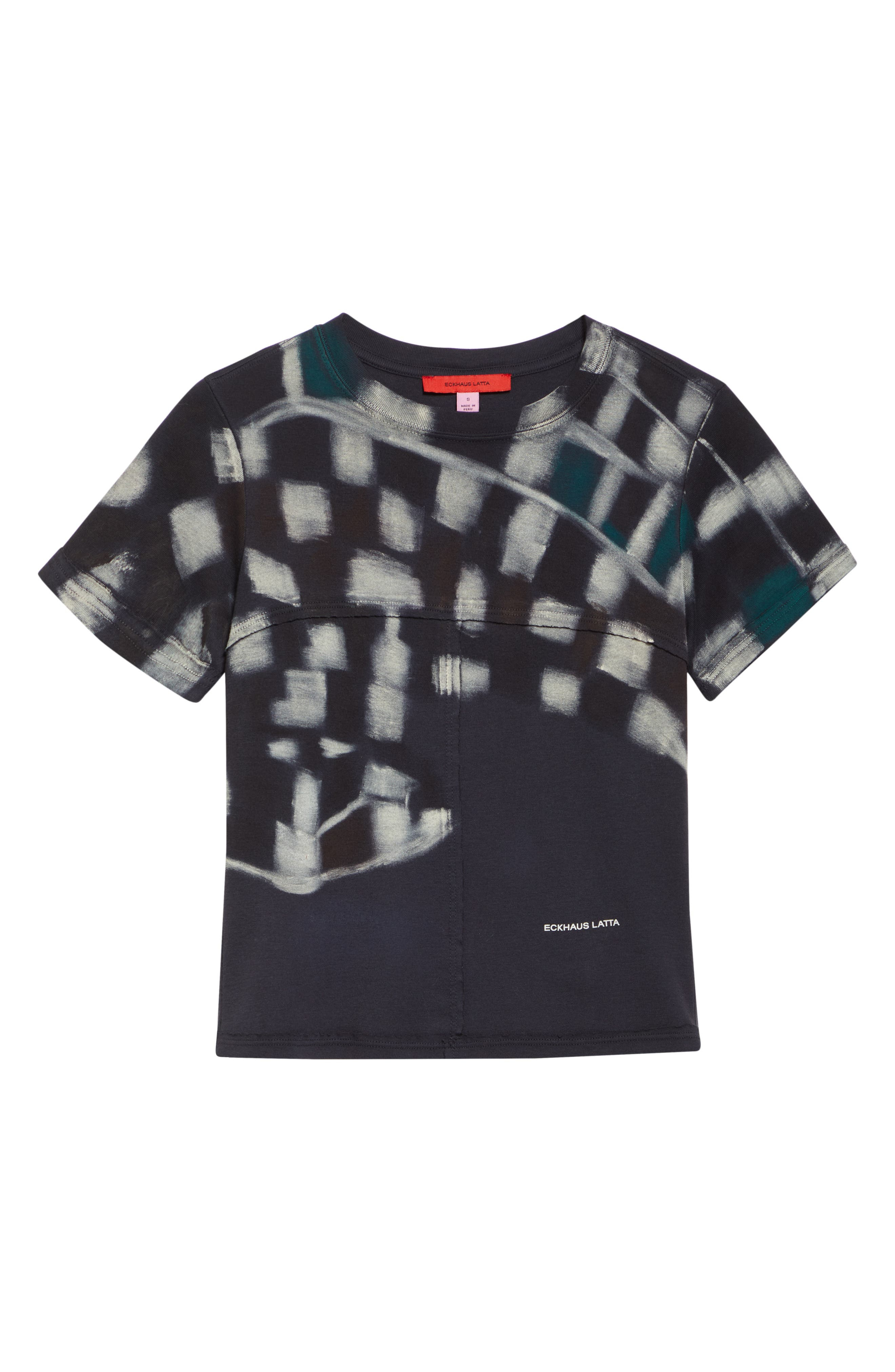 Eckhaus Latta Lapped Rib Baby Tee in Porcupine at Nordstrom - 6
