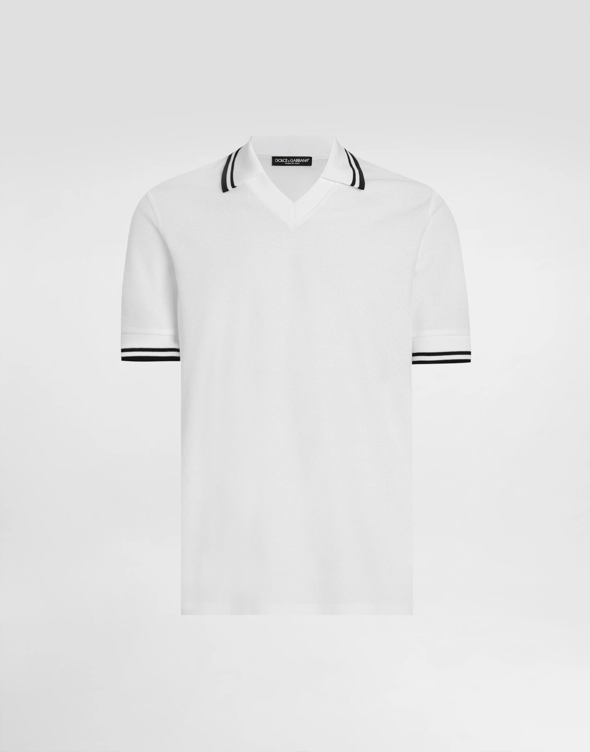 Piqué polo shirt - 1