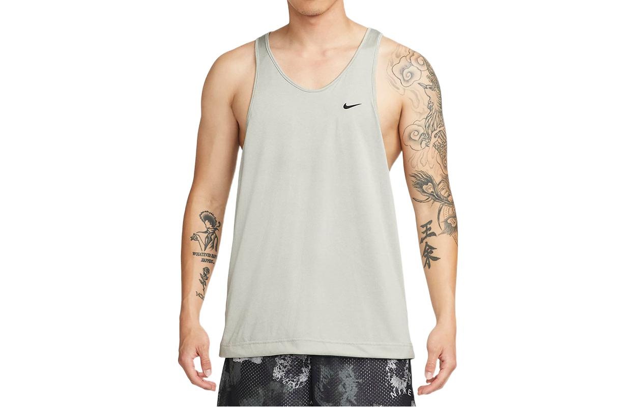 Nike Reversible Breathable Sports Running Vest Gray DH7434-073 - 2