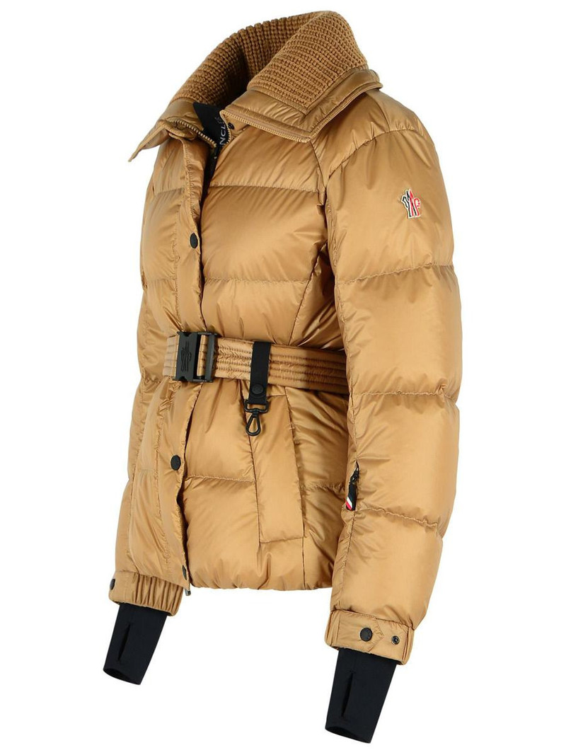 Moncler Grenoble Moncler Grenoble Padded 'Bataillouse' Ski Jacket With Camel Beige Polyamide Belt outlook