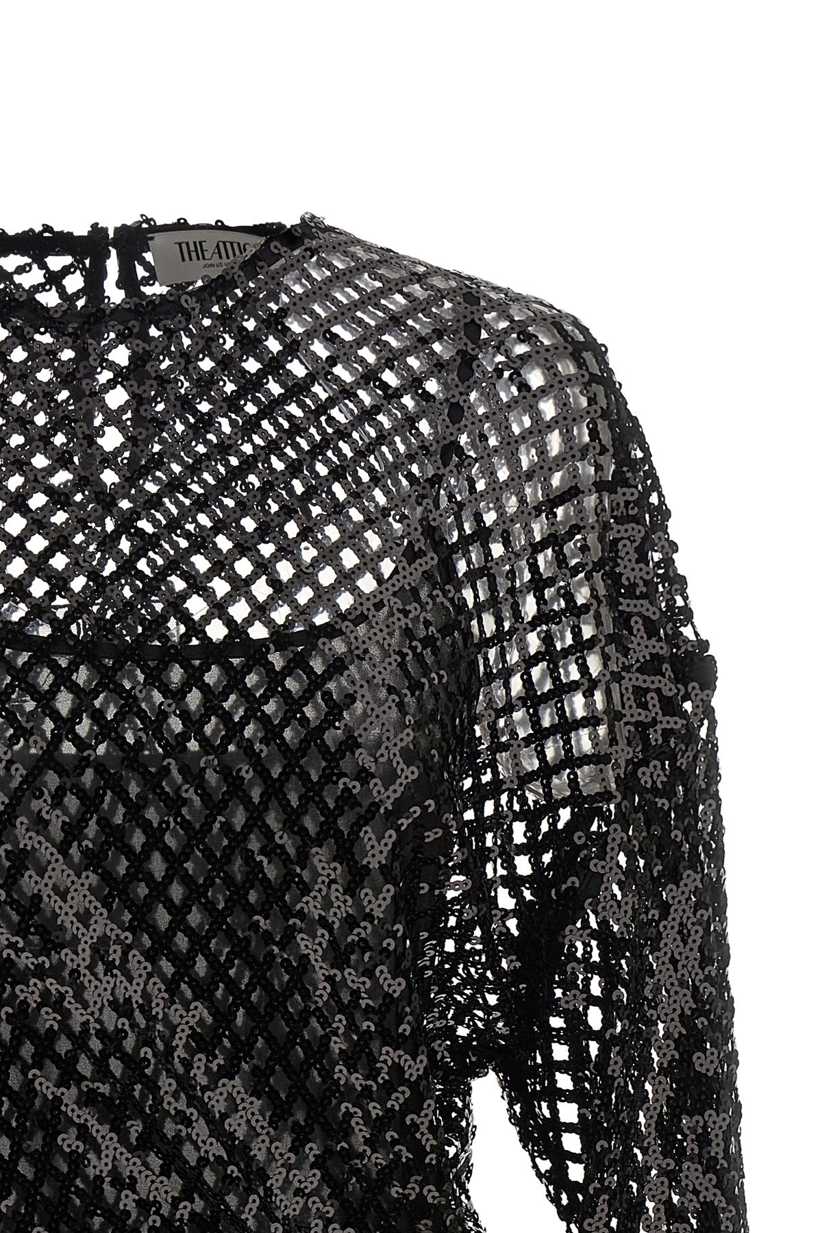 Sequin mesh dress - 3