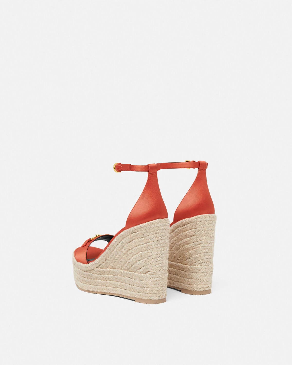 Medusa '95 Satin Wedge Sandals 120 mm - 4