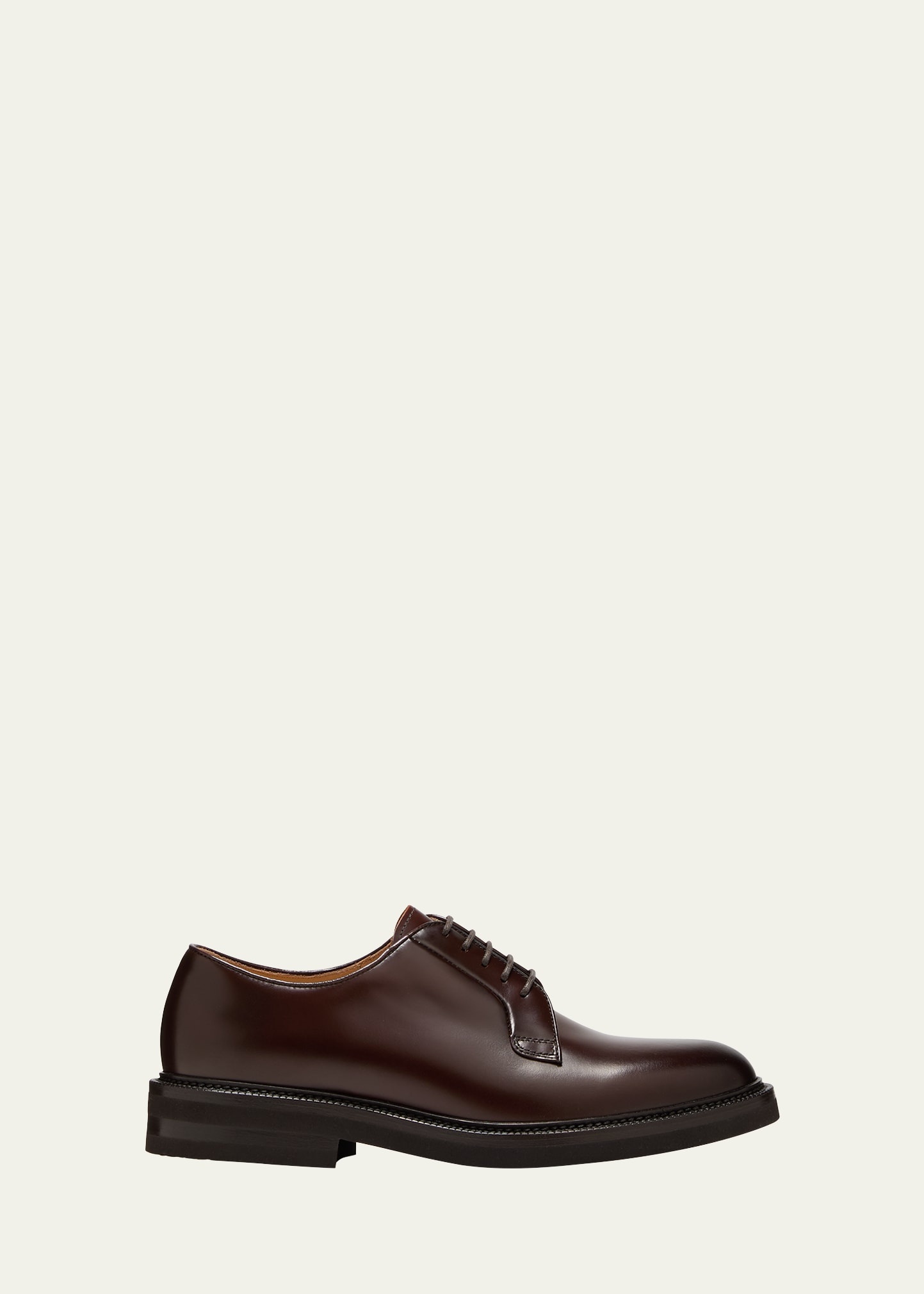 Men's Calf Leather Derby Shoes - 1