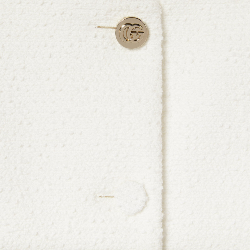 Cotton bouclé belted jacket 7