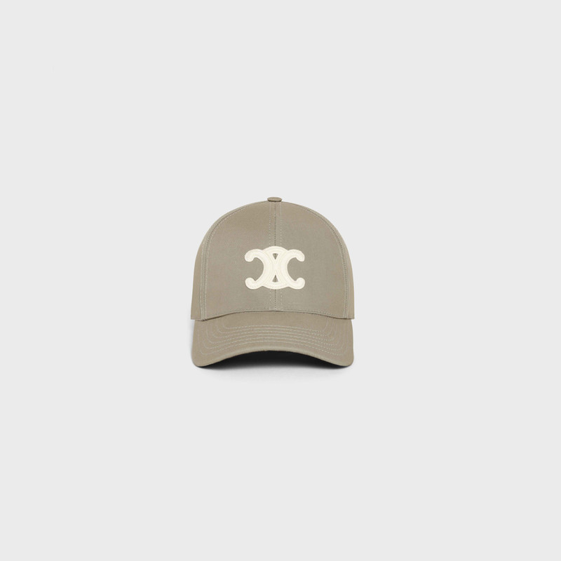 CELINE triomphe cotton baseball cap outlook