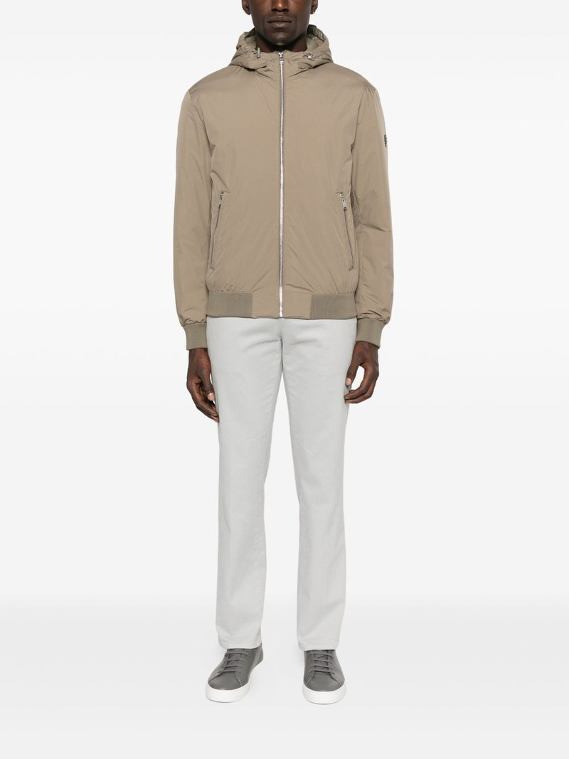 BOSS hooded zip-front jacket outlook