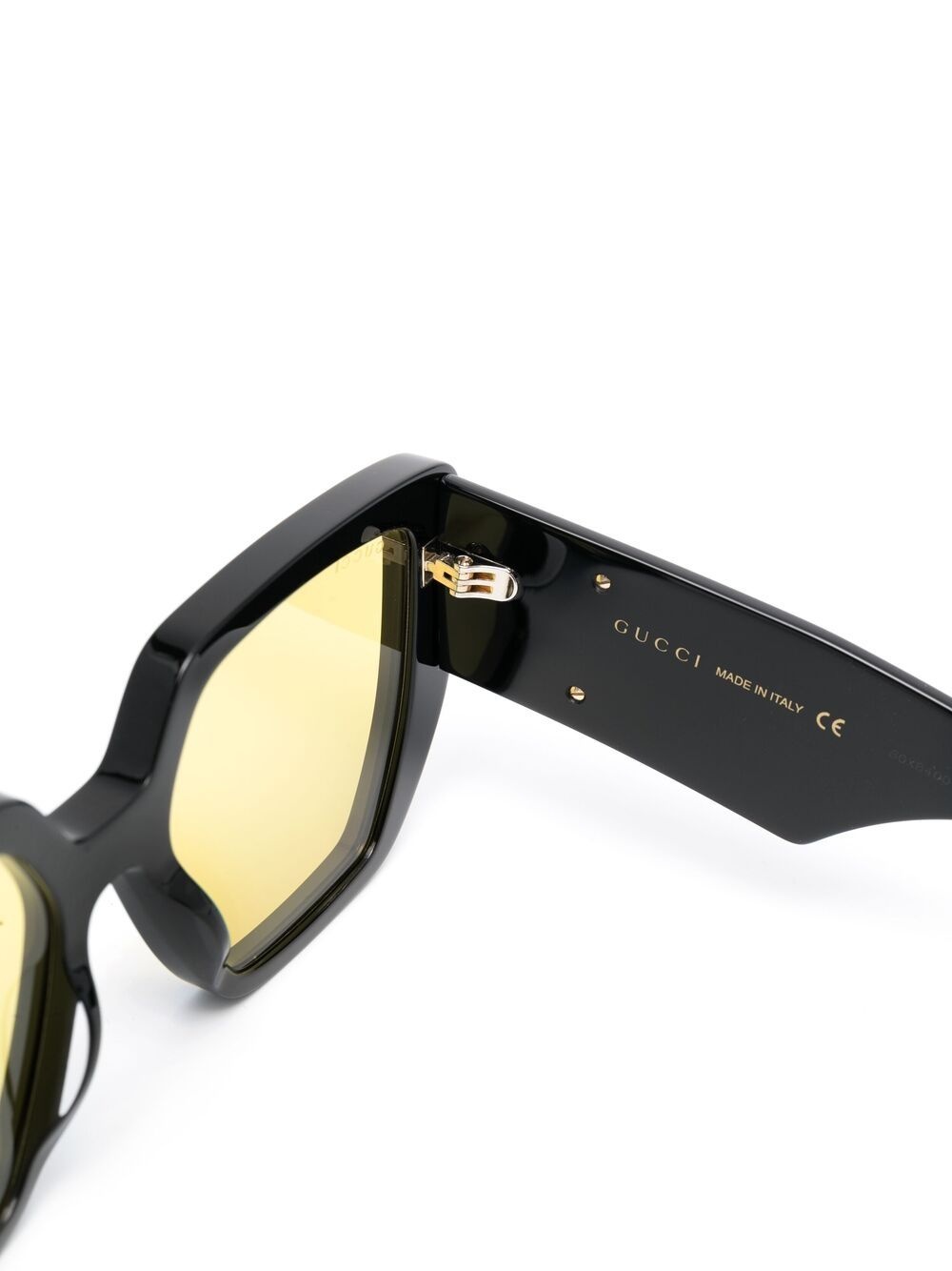 square-frame tinted sunglasses - 3