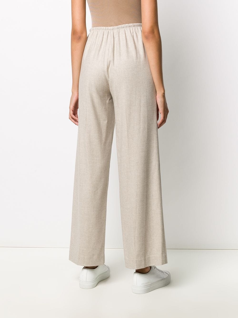 cropped wide-leg trousers - 4