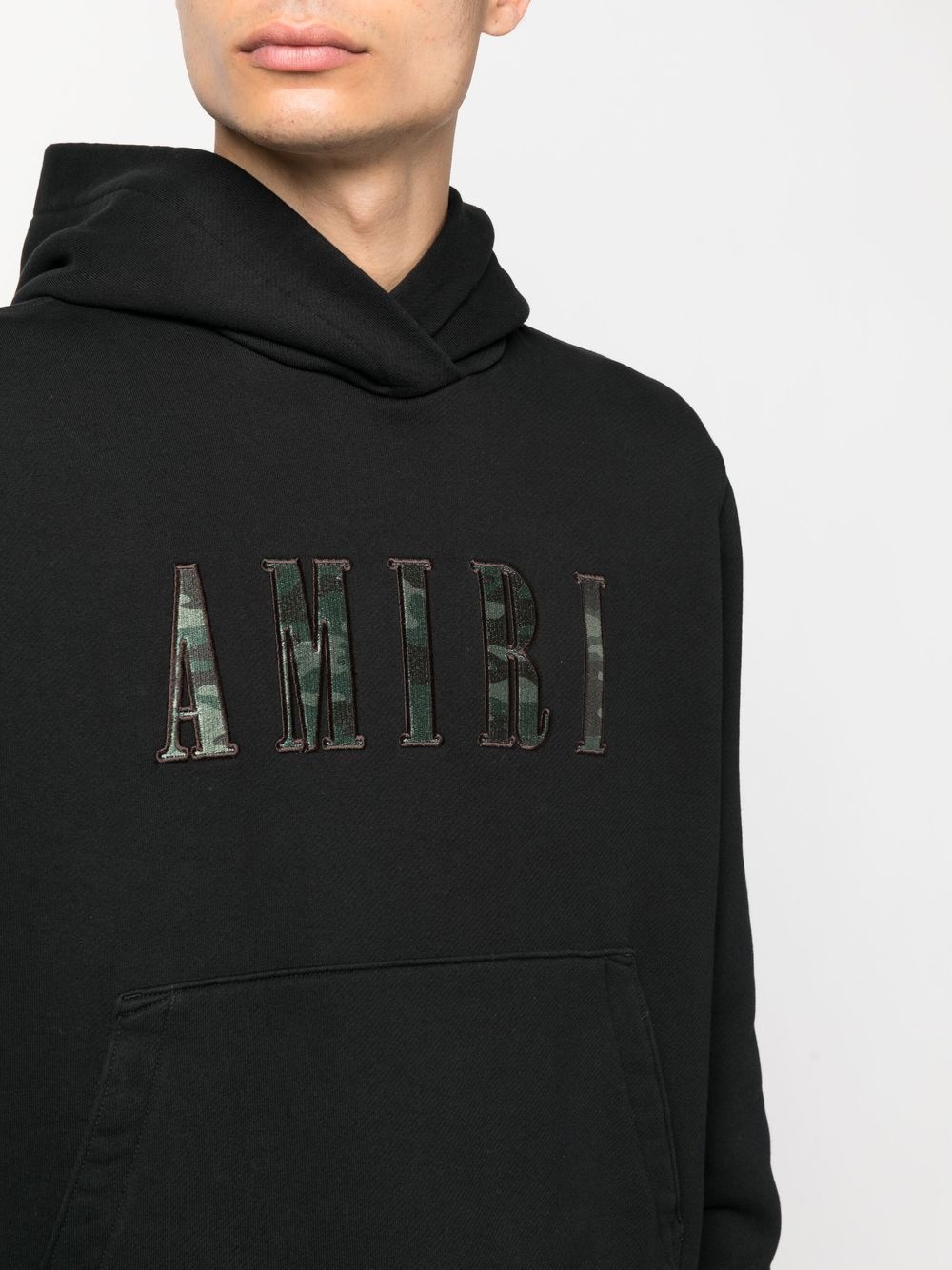 embroidered logo hoodie - 5