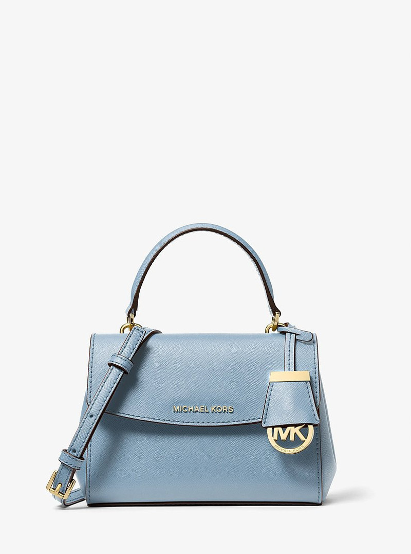 Ava Extra-Small Saffiano Leather Crossbody 1