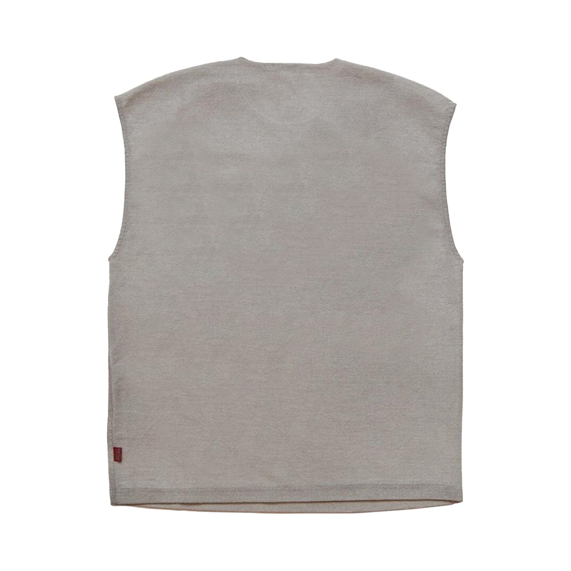 Diesel Distressed Sleeveless Top 'Grey' - 2
