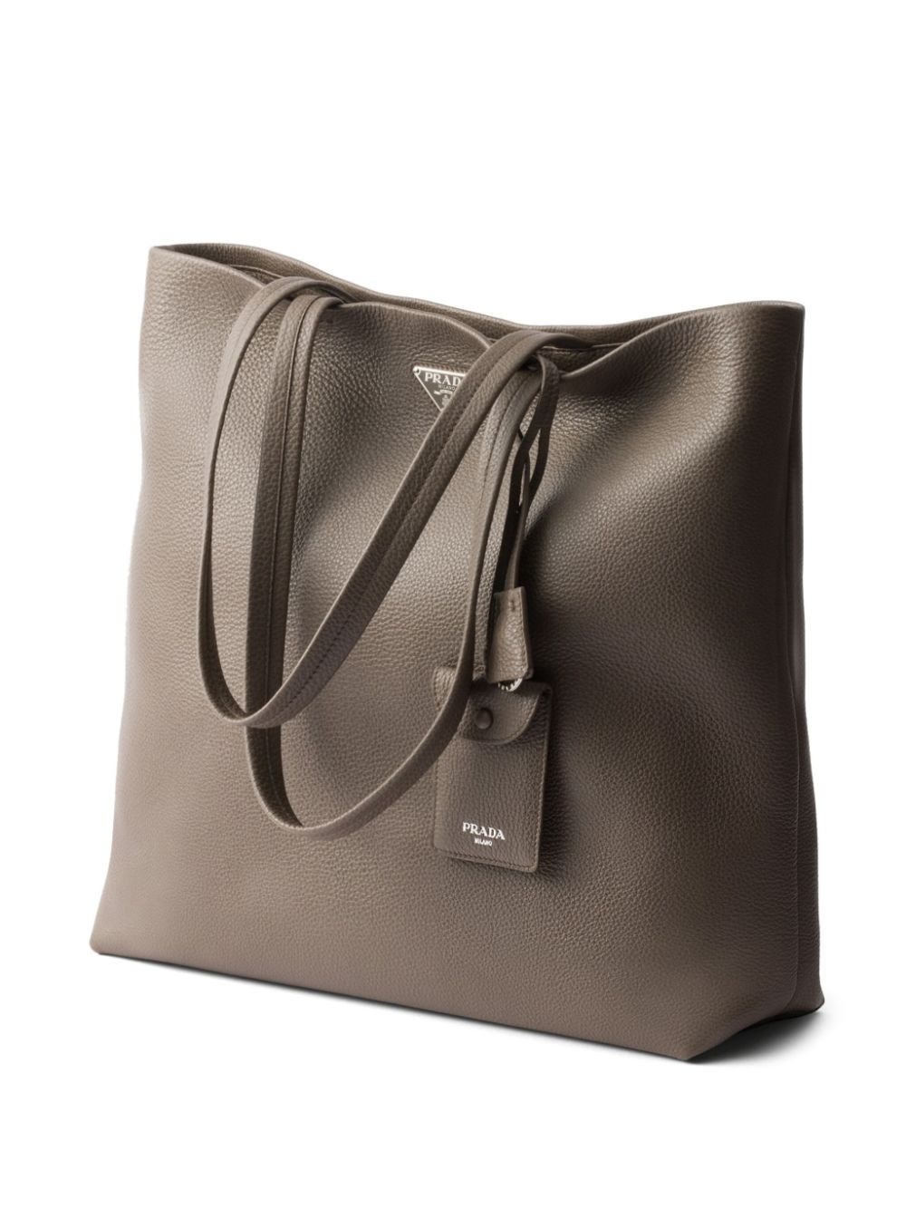 leather tote bag - 3