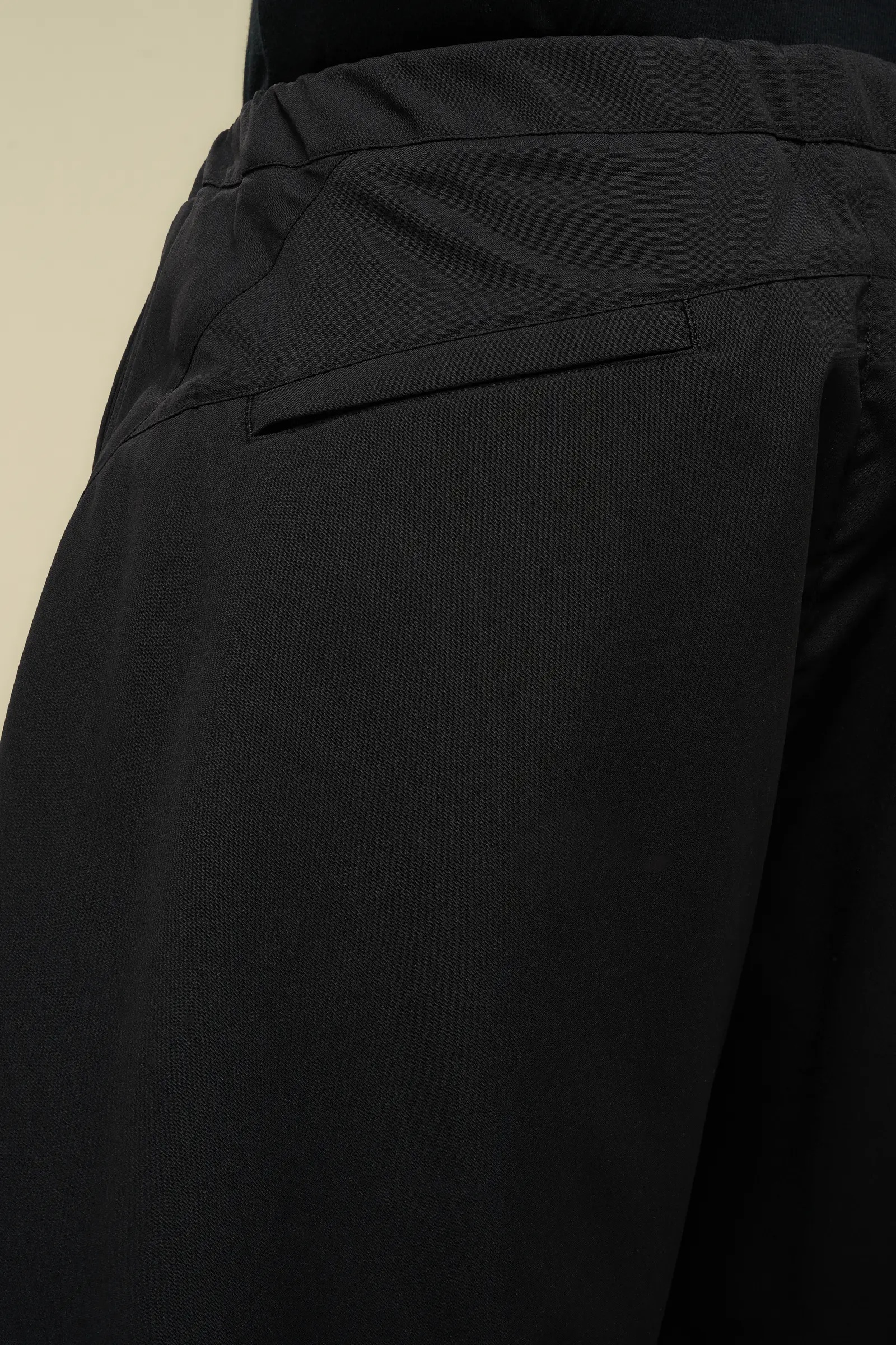 SP62-M Nylon Stretch Web Belt Short Pant Black - 22
