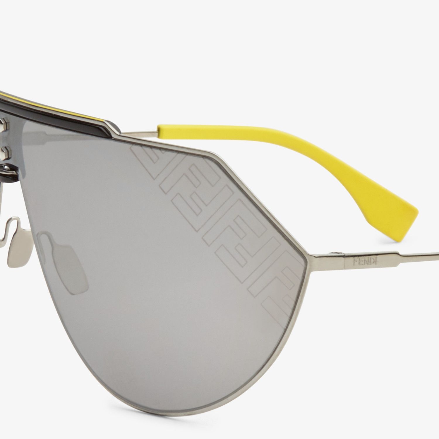 Yellow and ruthenium sunglasses - 3