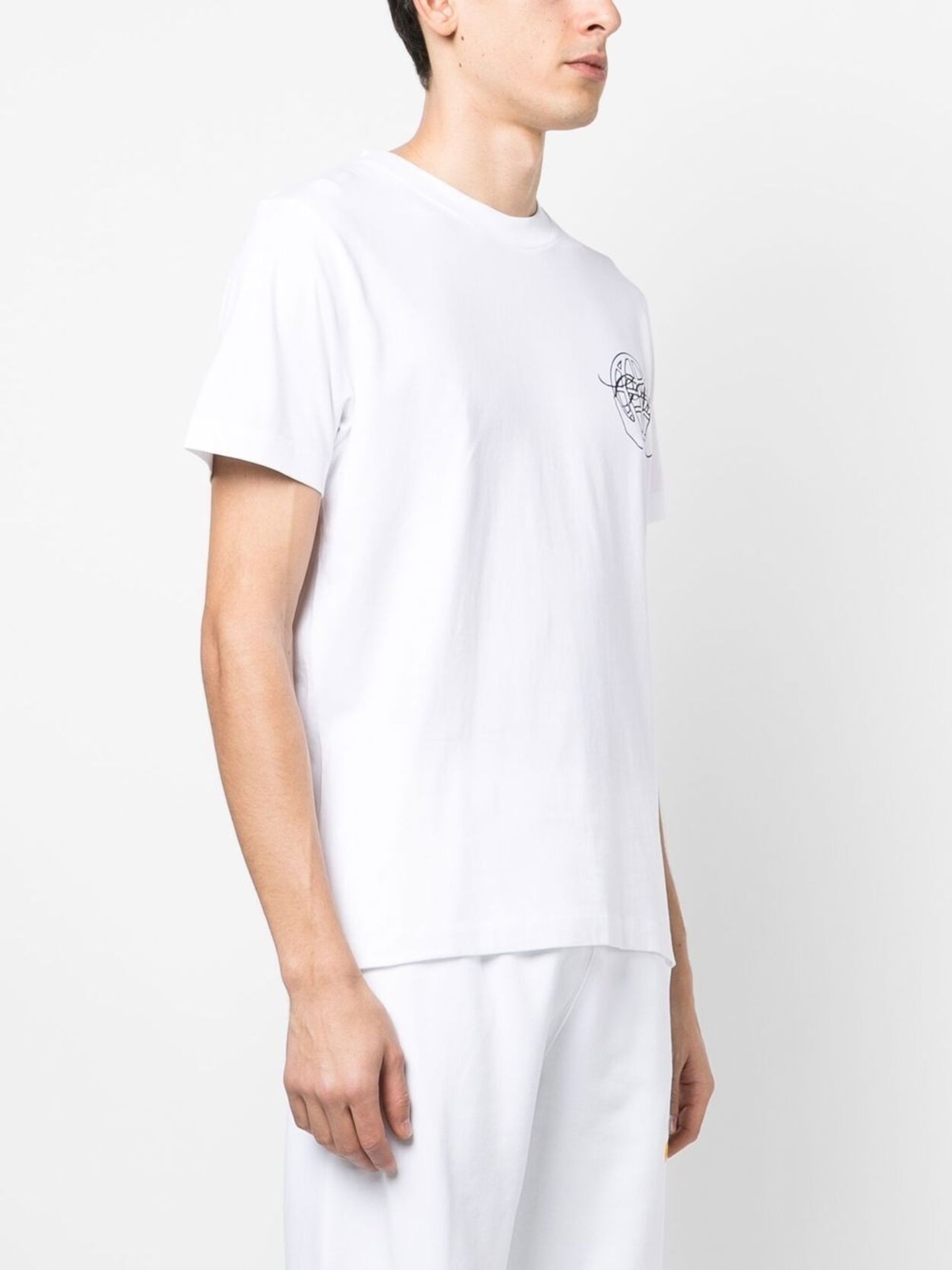 Off-White Hand Arrow logo-print T-shirt | REVERSIBLE