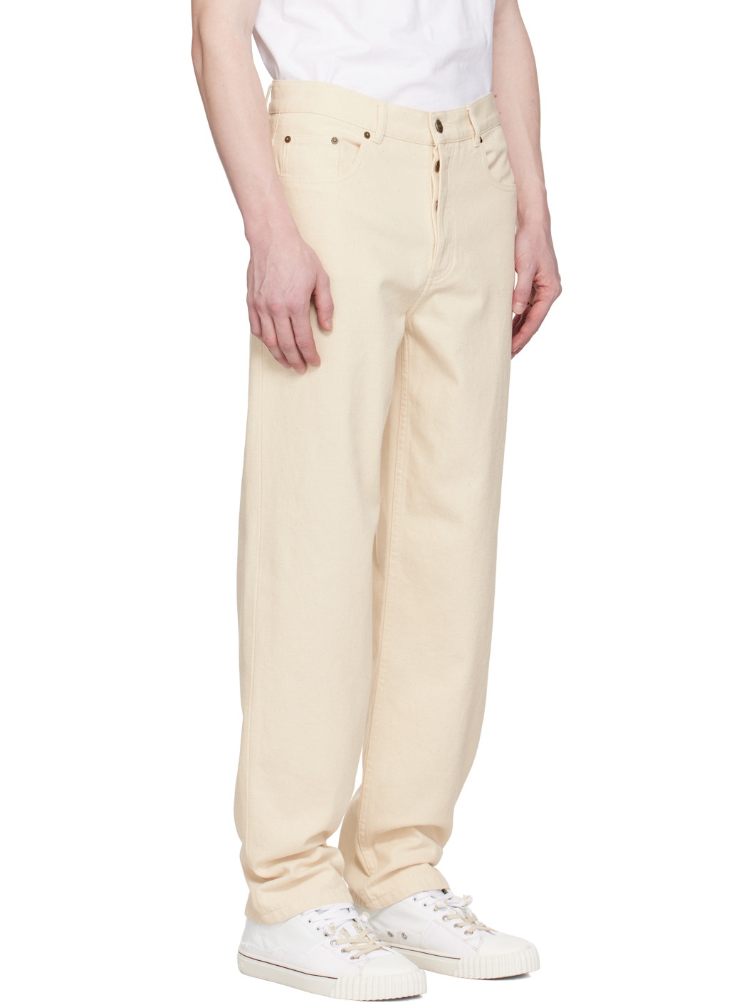 A. P.C. Off-White Fairfax Jeans - 2