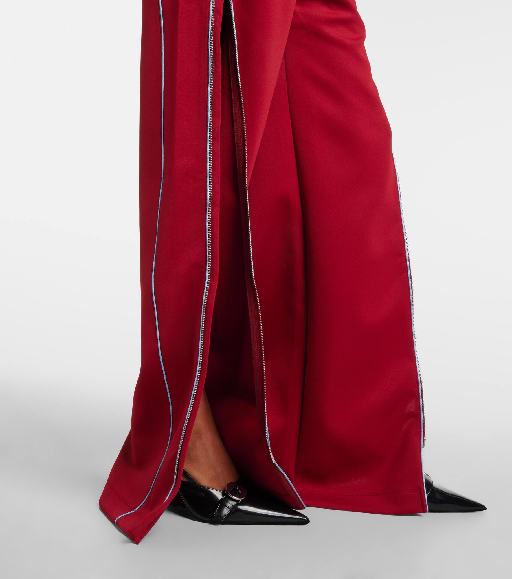 Zip-up jersey track pants - 6