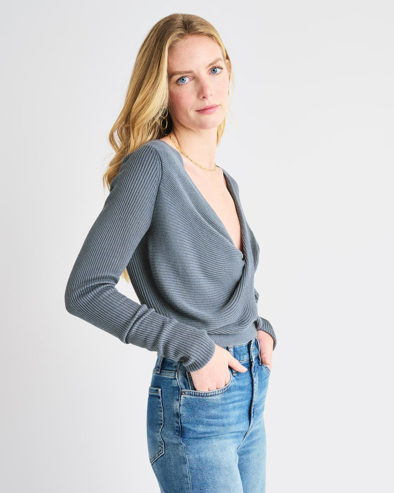 Loopknit LYR Surplice Sweater 4