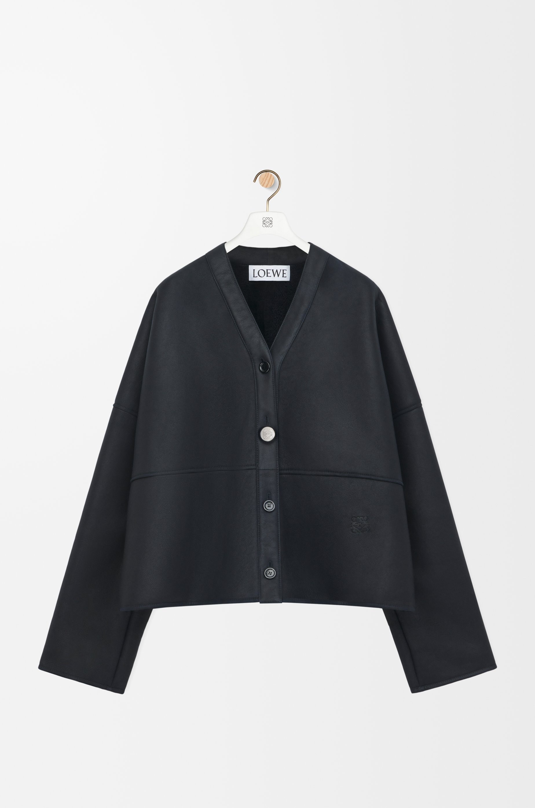 Cardigan in shearling - 1