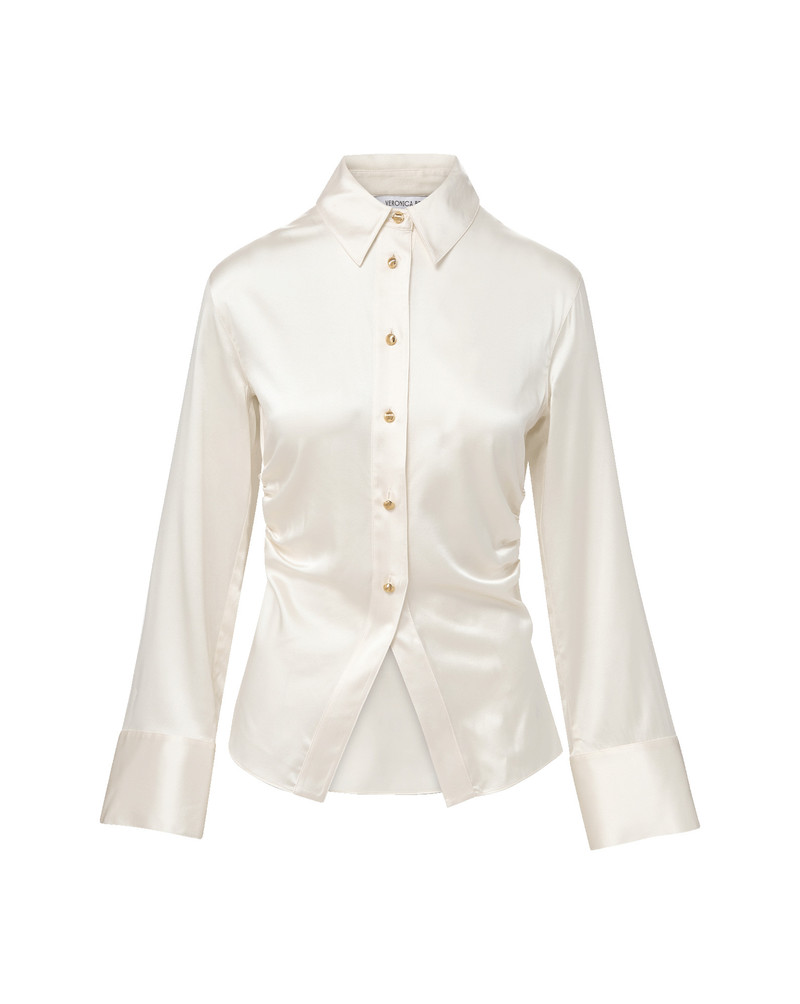 SHIONA STRETCH-SILK BLOUSE 1