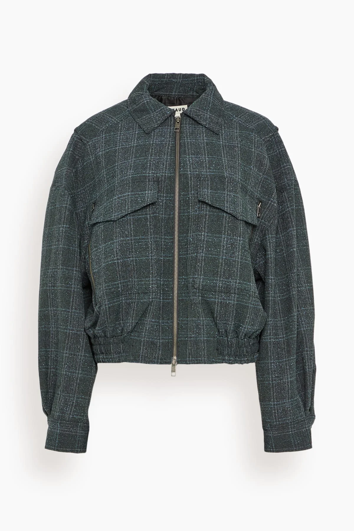 Eugene Jacket in Ink Blue Plaid - 1