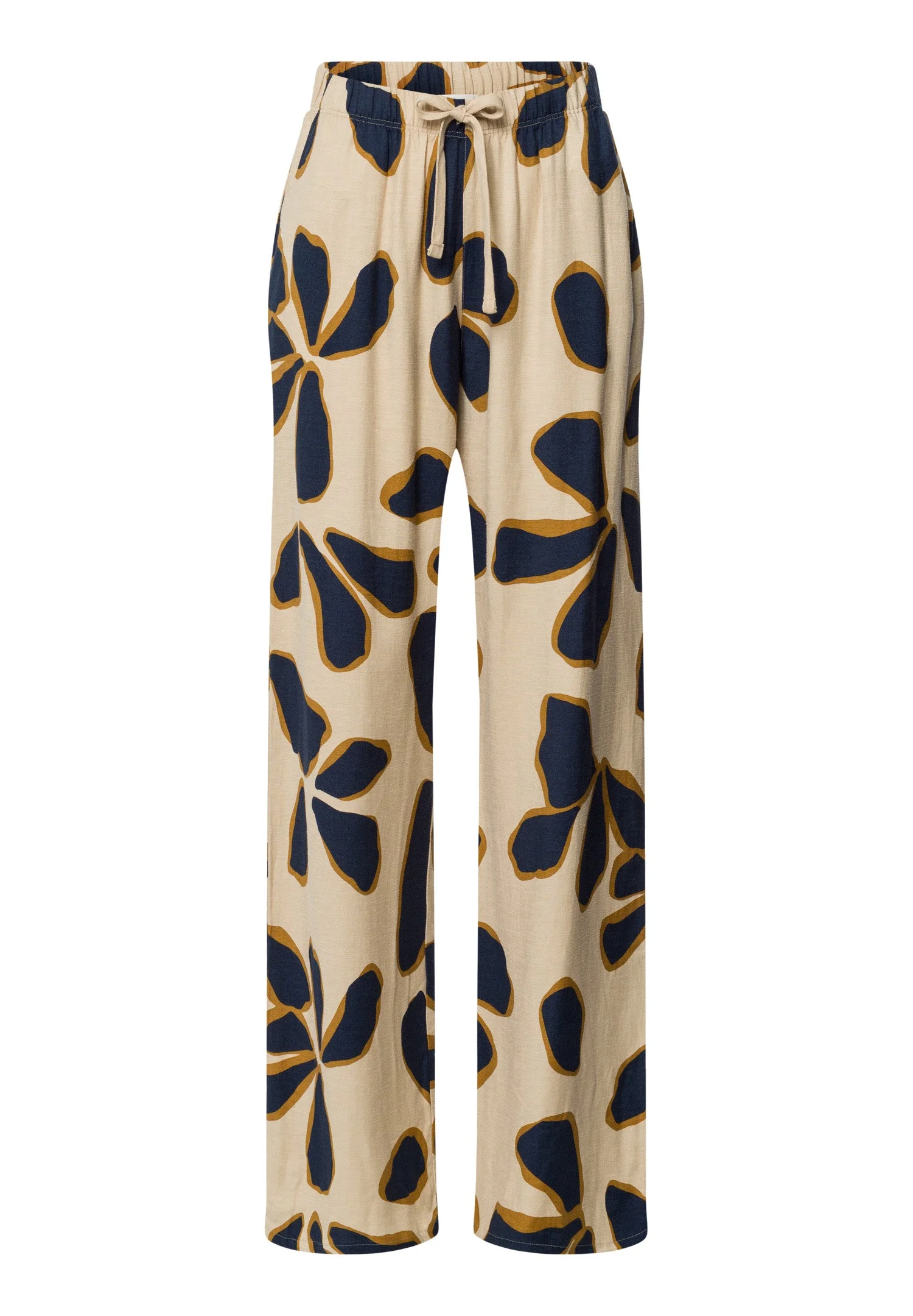 Urban Casuals Linen Blend Drawstring Pants - 1