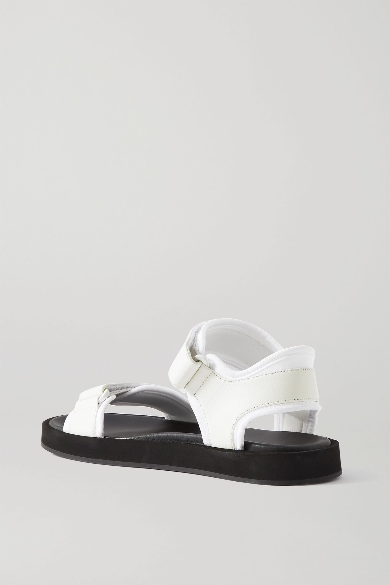 Hook and Loop leather and neoprene sandals - 3