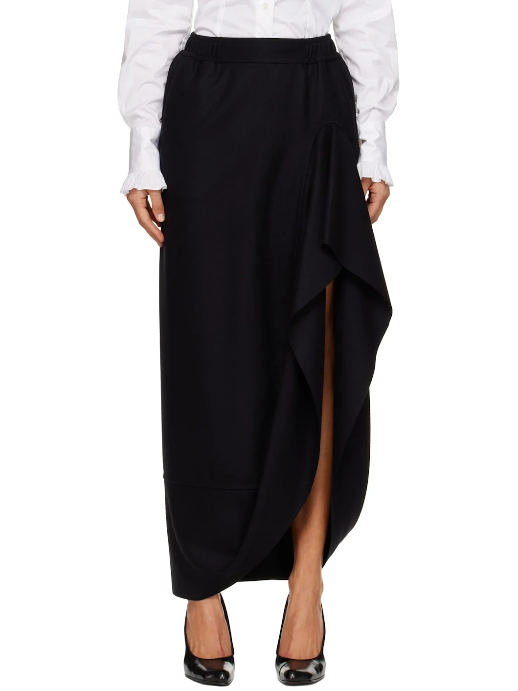 Black Frame Maxi Skirt - 1