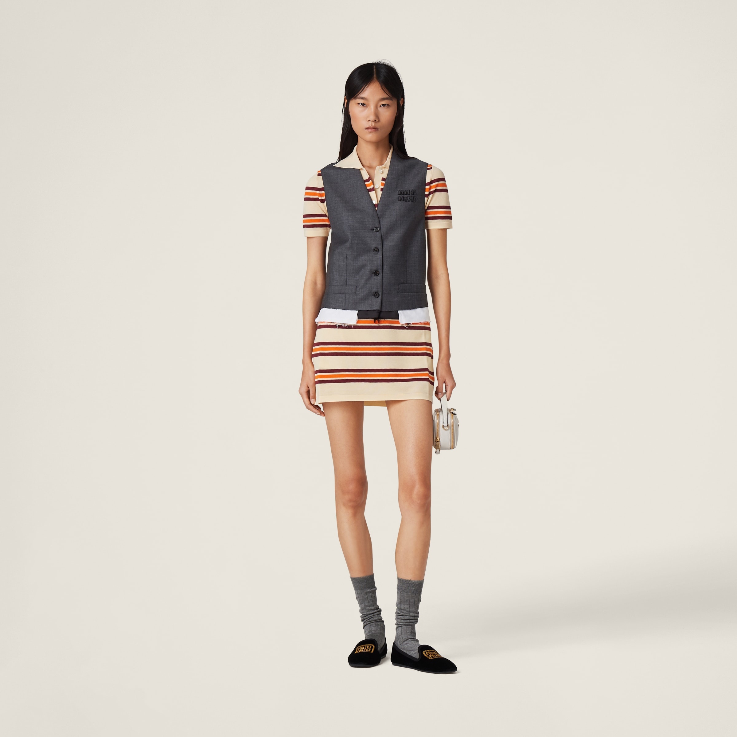 Miu Miu Silk and cotton polo dress | REVERSIBLE