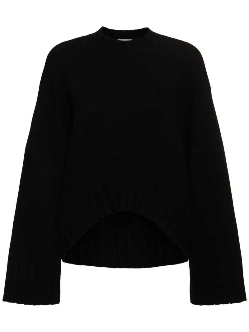 Merino wool & cashmere sweater - 1