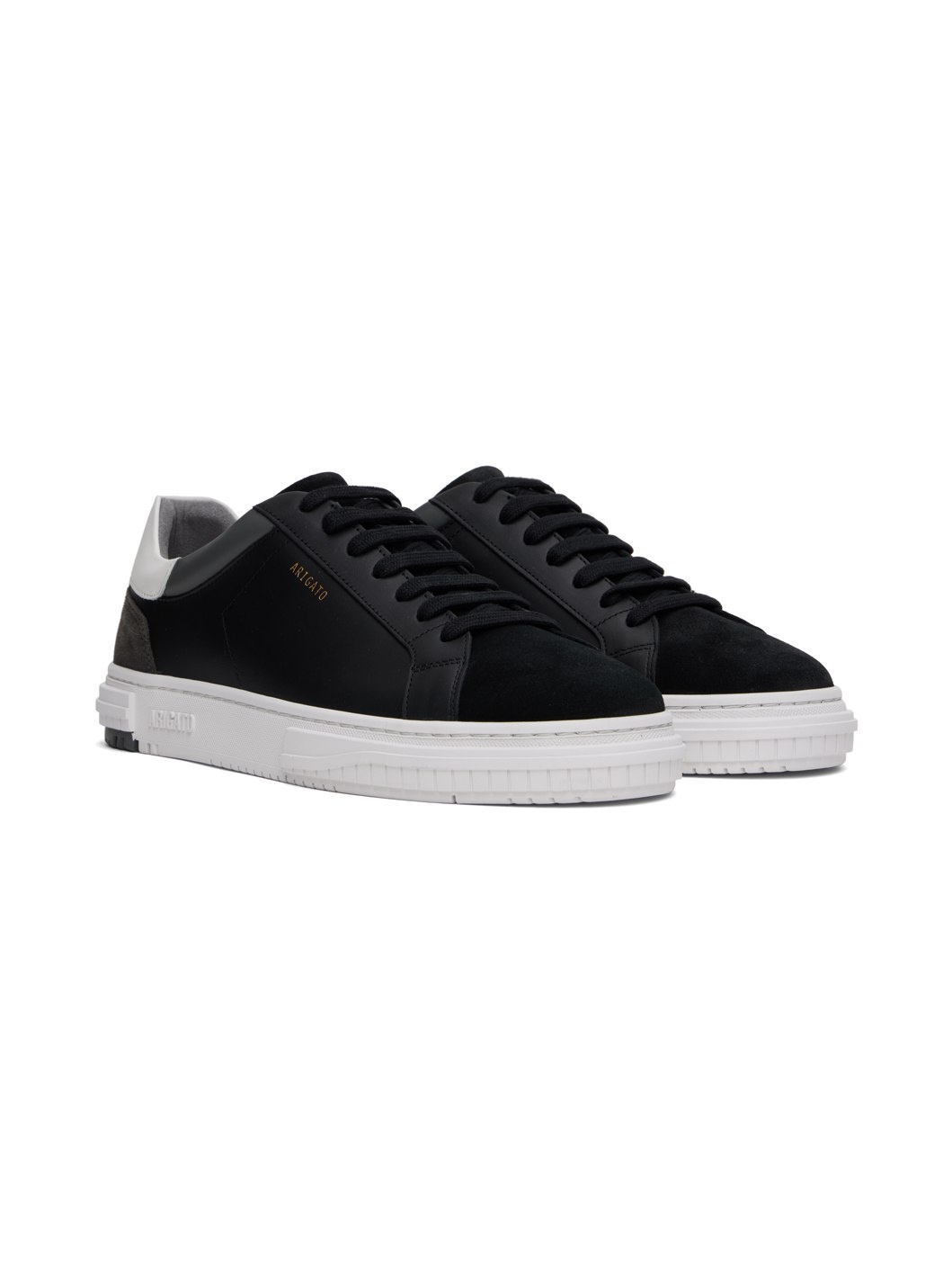 Black & White Atlas Sneakers - 4