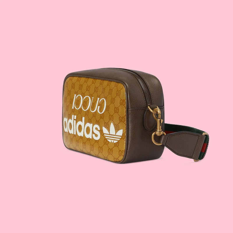 GUCCI adidas x Gucci small shoulder bag outlook
