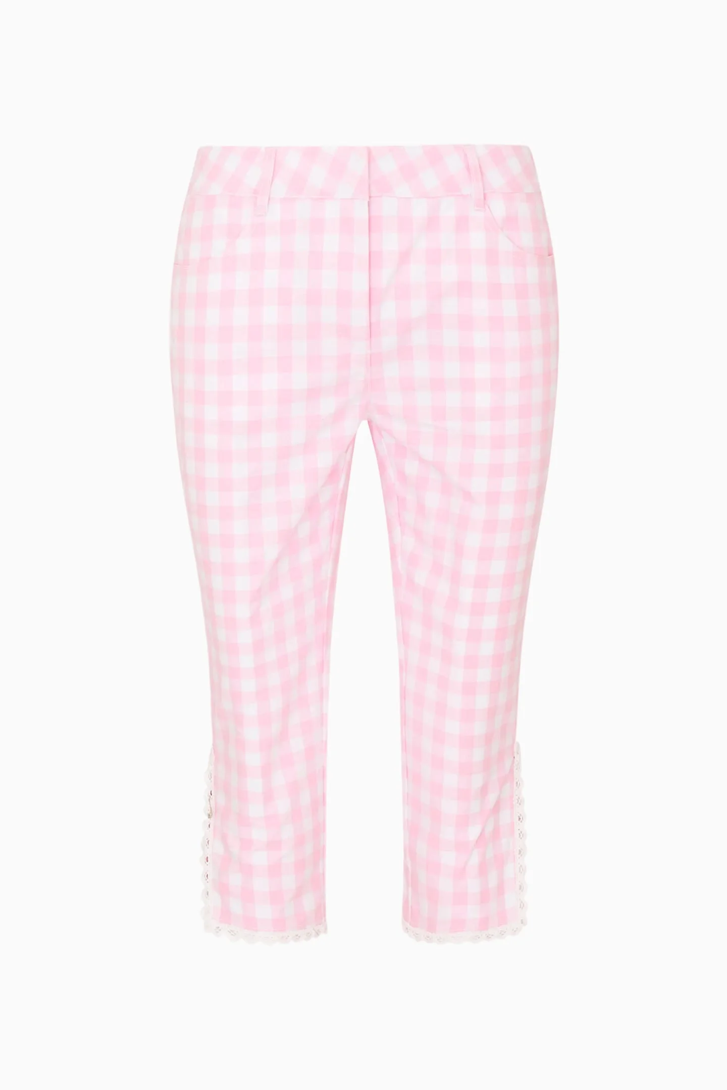 Elarose Gingham Capri Pant - 1