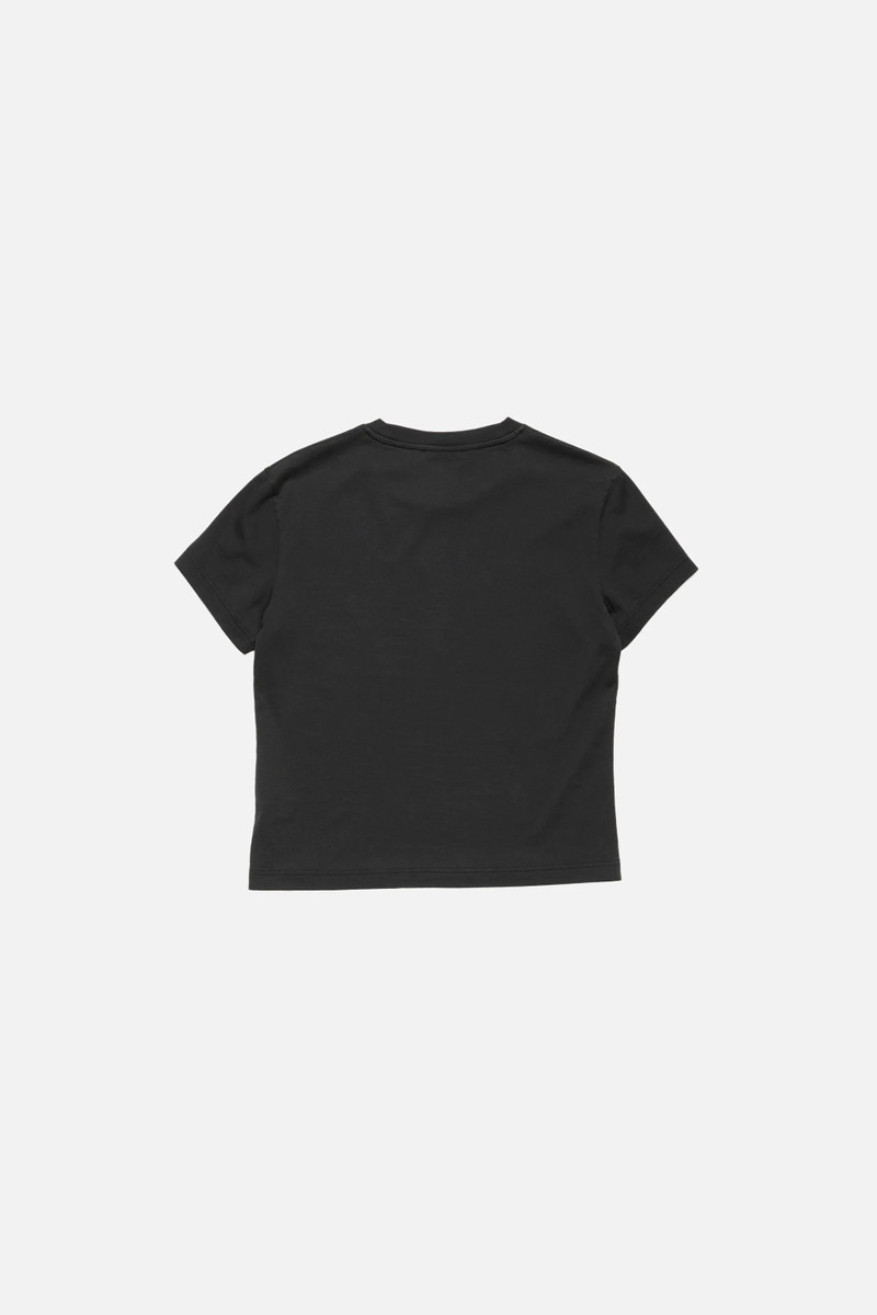 Face logo t-shirt - fitted - Faded black 6
