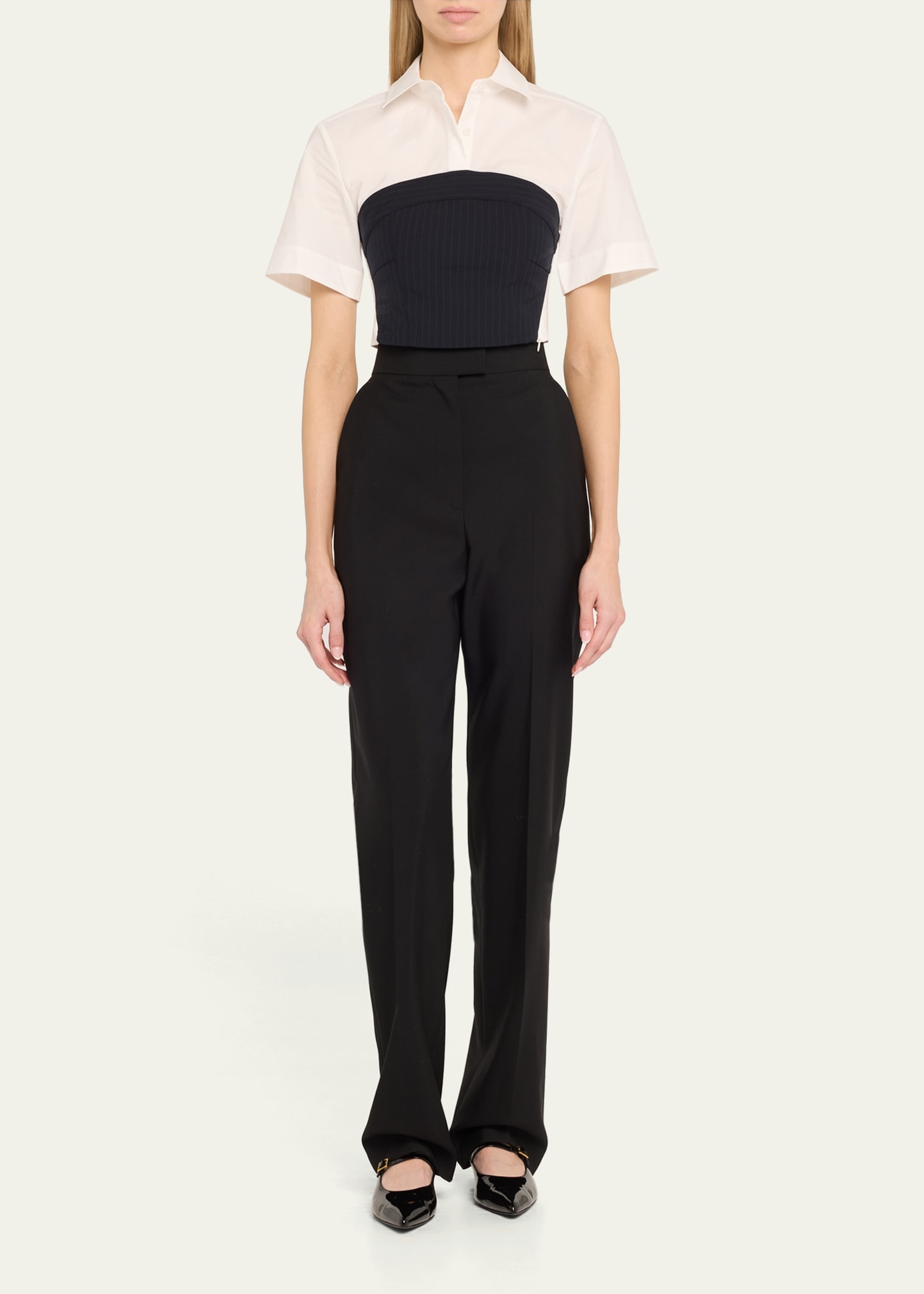Granger Short-Sleeve Combo Top - 2