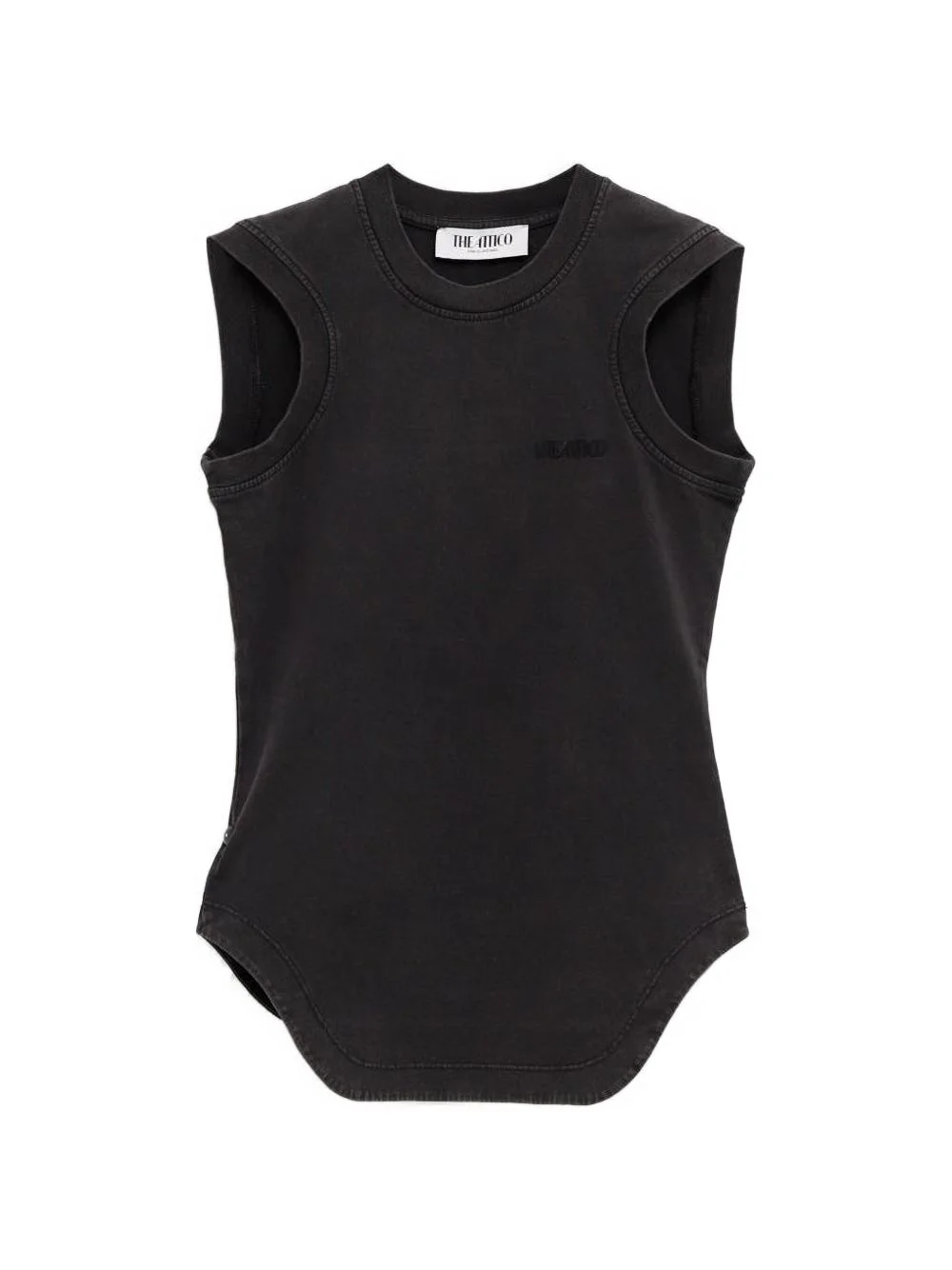 logo-embroidered top - 1