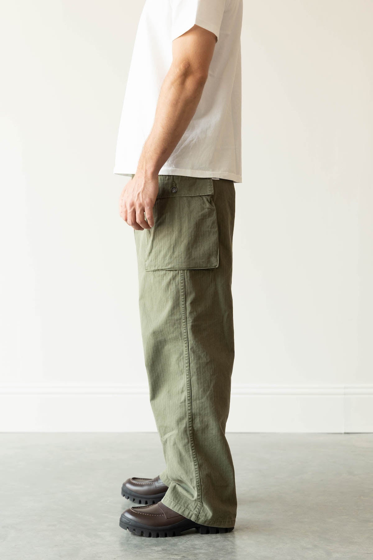 US Army 2 Pocket Cargo Pants - Green - 3