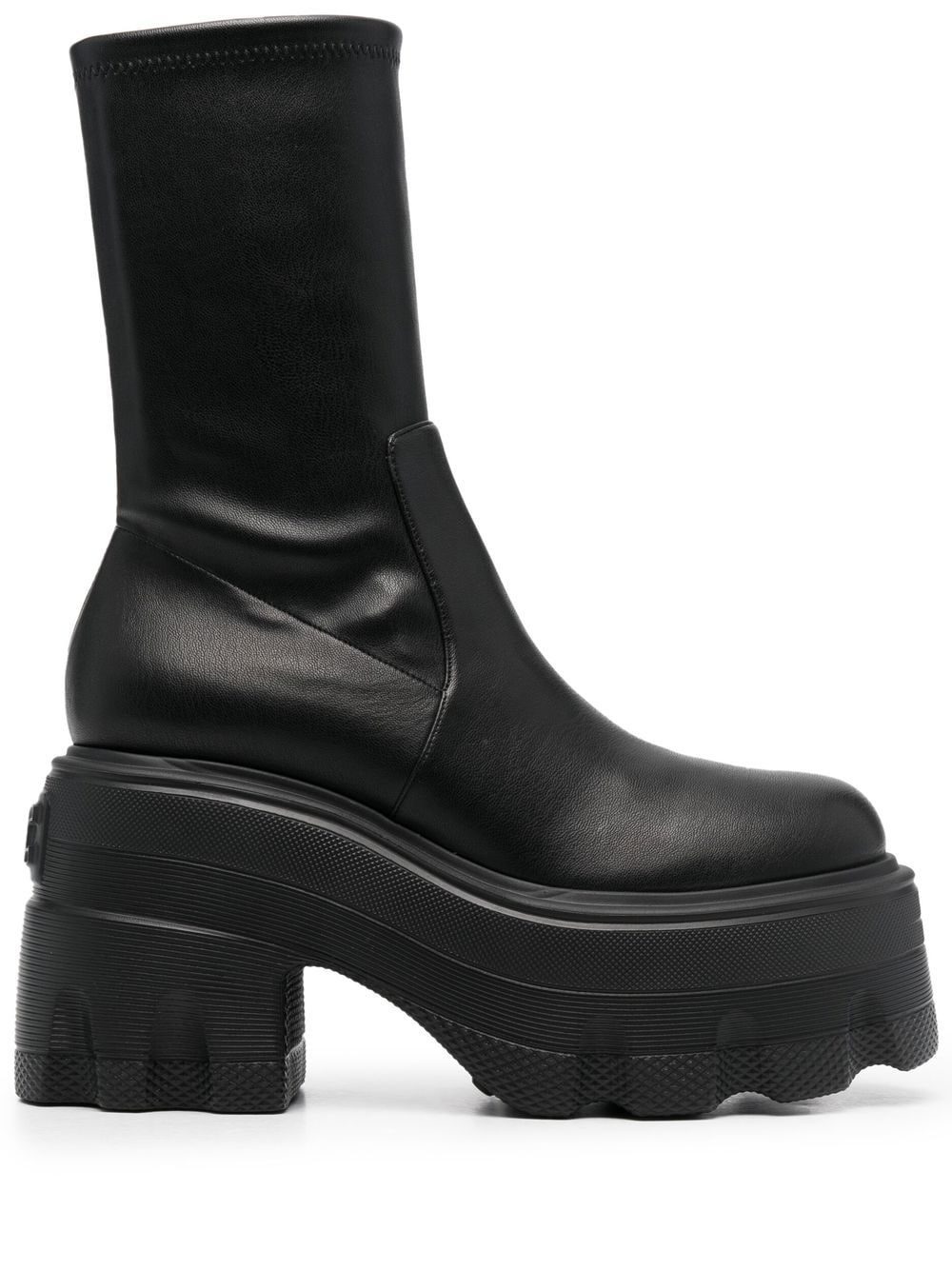 pull-on platform boots - 1