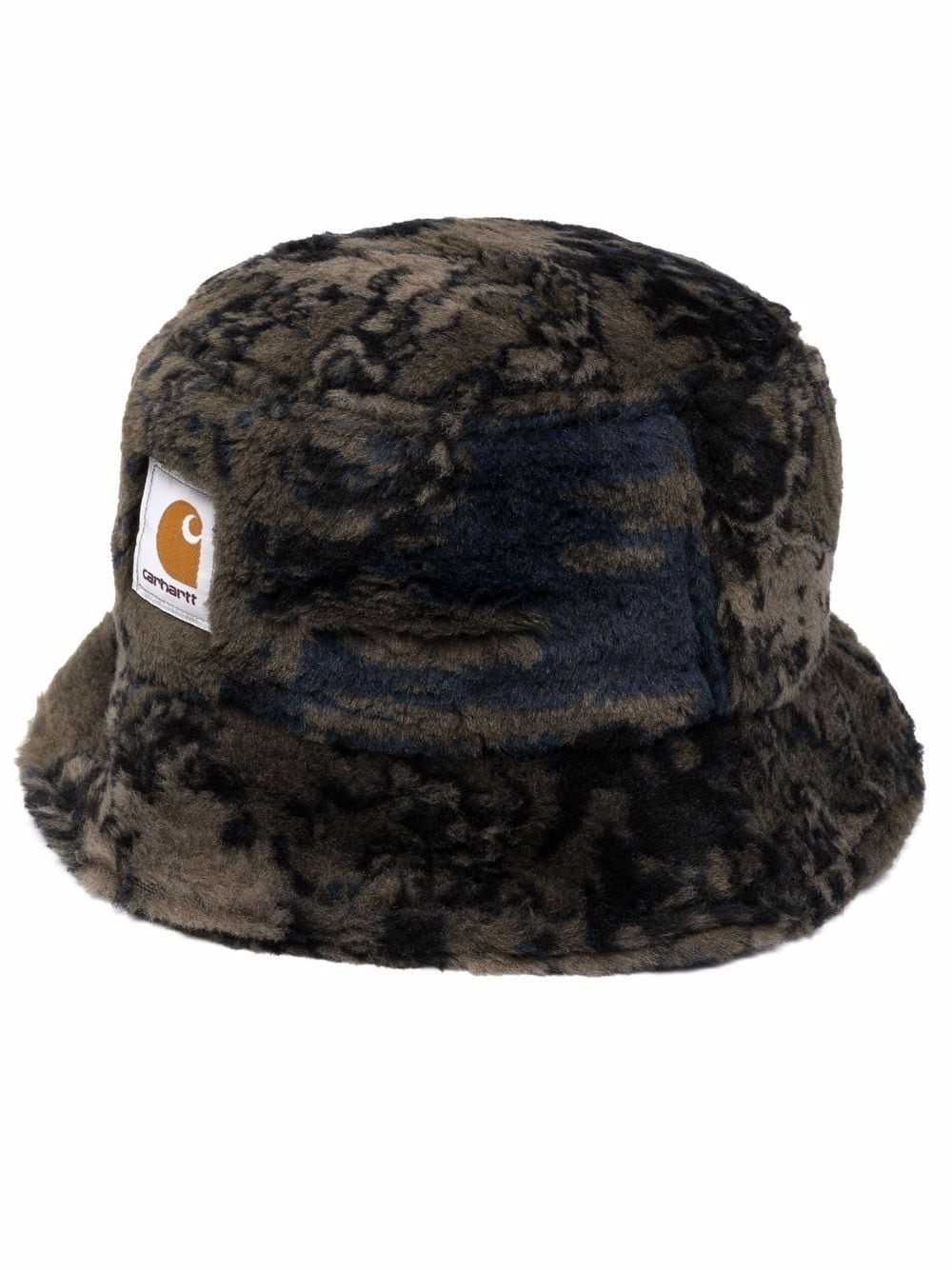 faux-fur bucket hat - 1