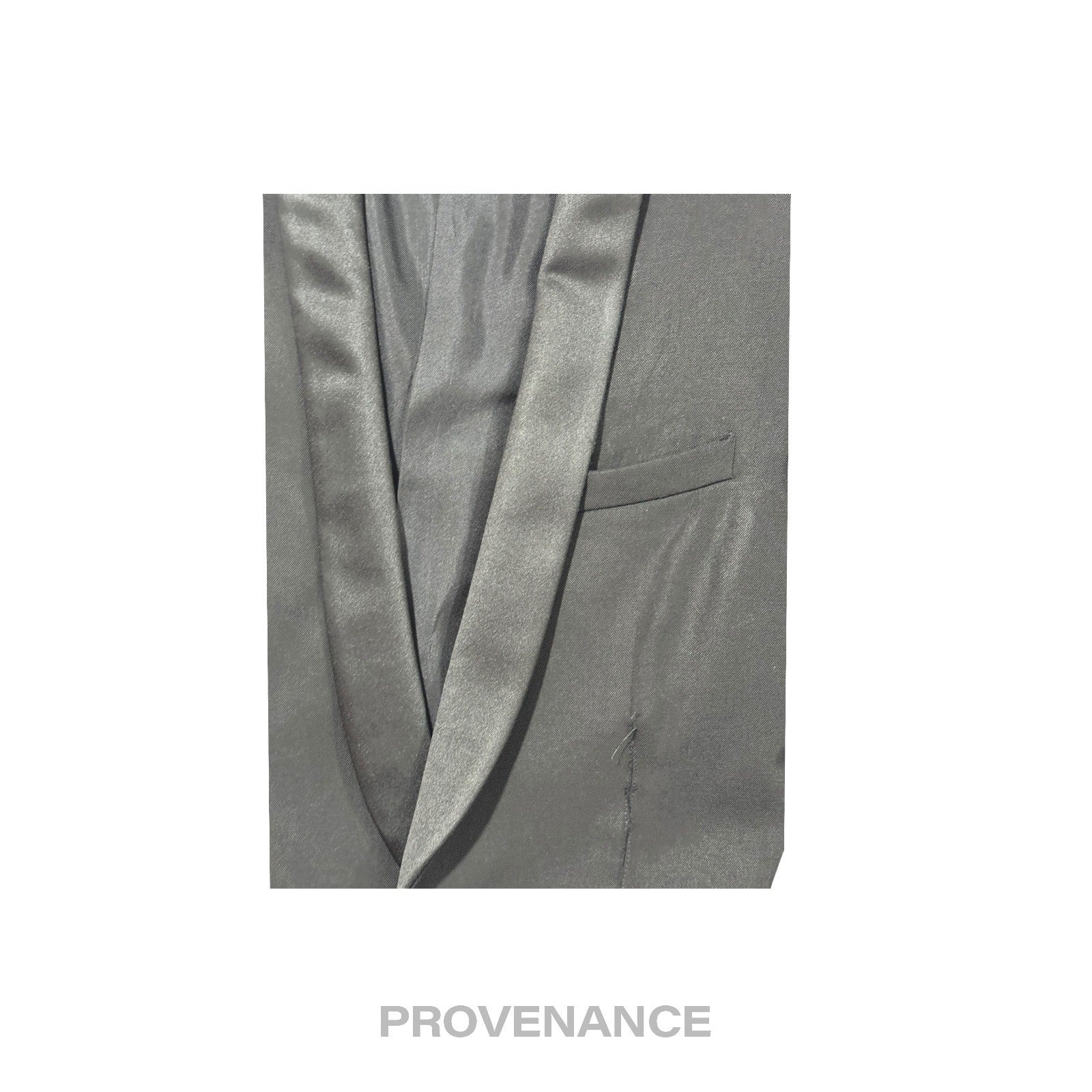 Saint Laurent Paris SLP Destroyed Tuxedo Dinner Jacket 44 - 5