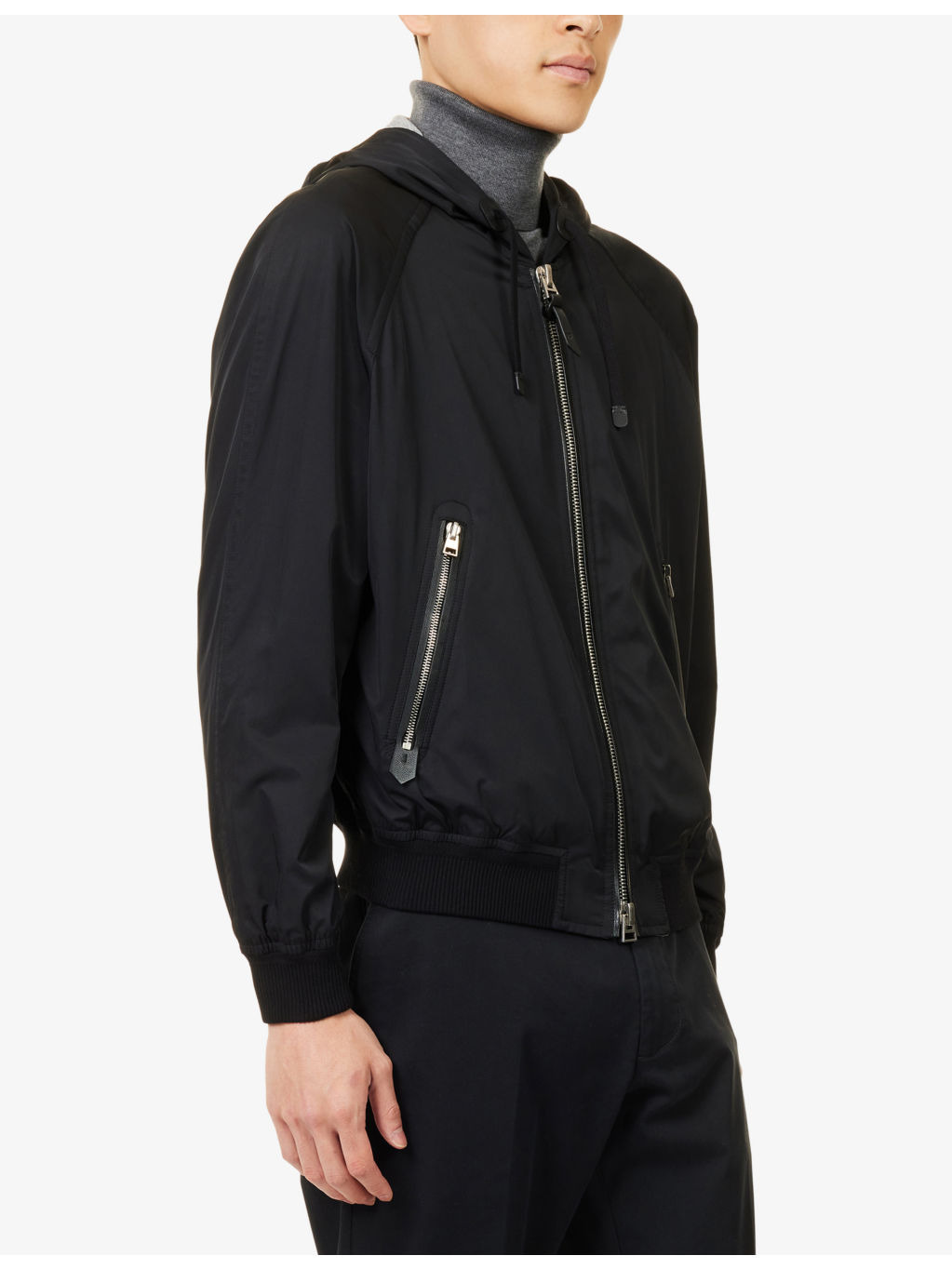 Hooded Long-Sleeve Shell Jacket - 3