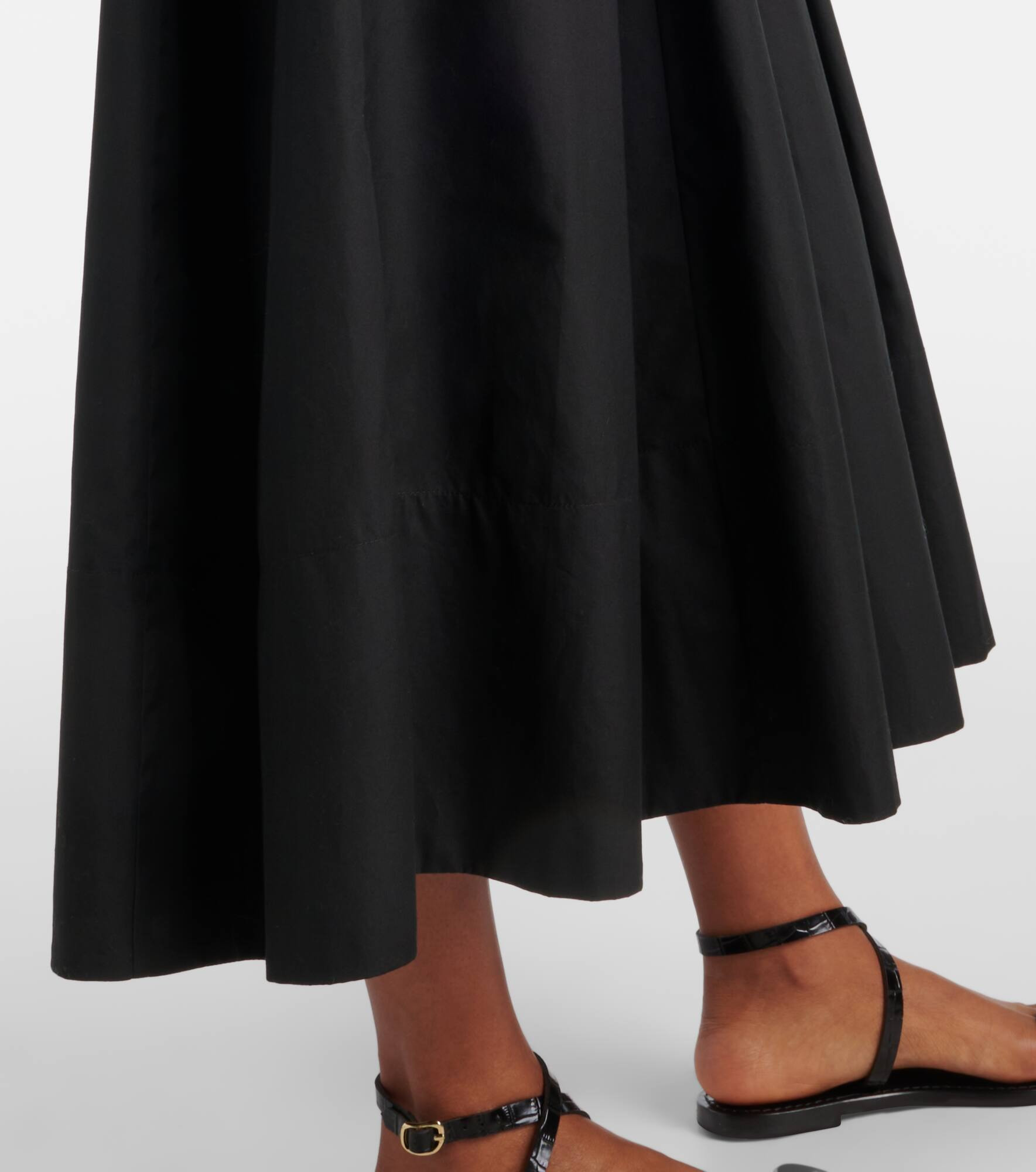 Cotton midi dress - 5