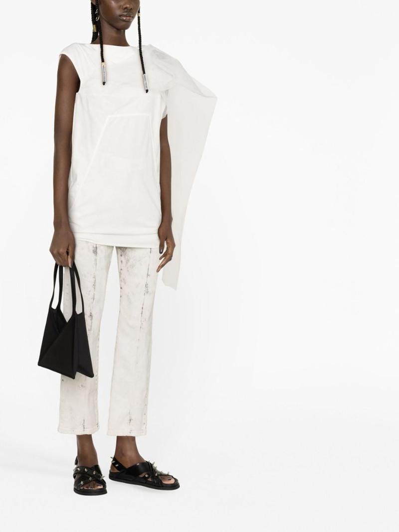 draped scarf-detail top 3