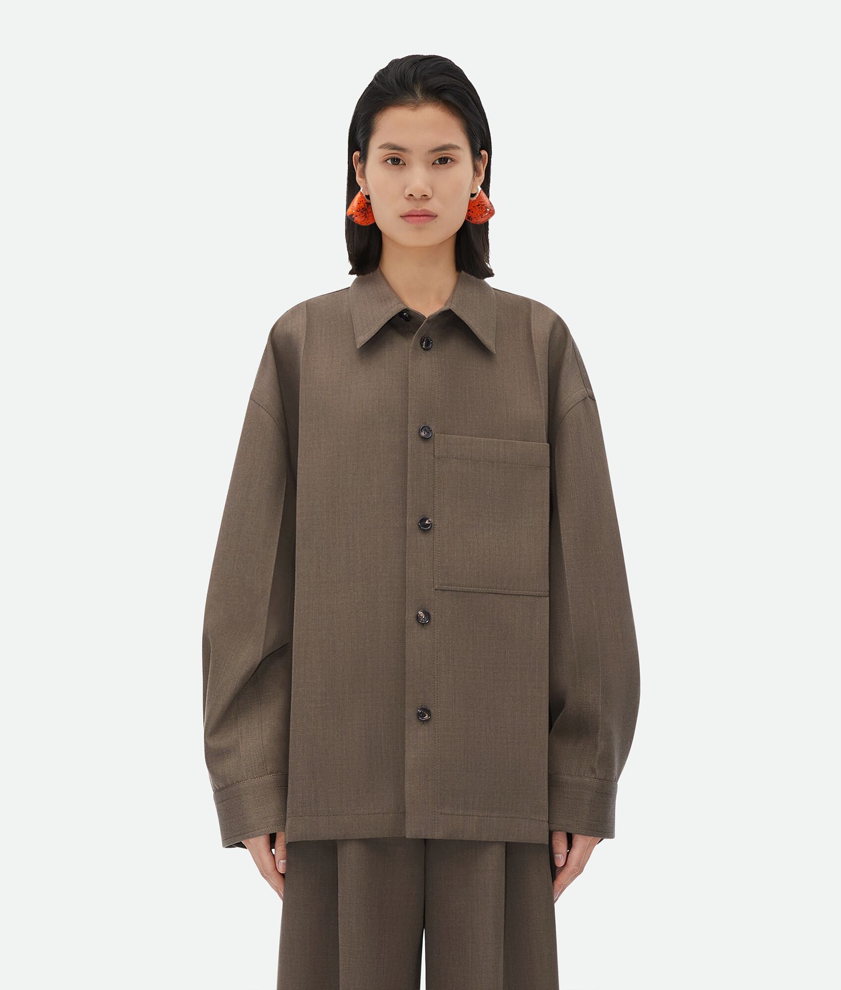 Soft Wool Twill Jacket - 1