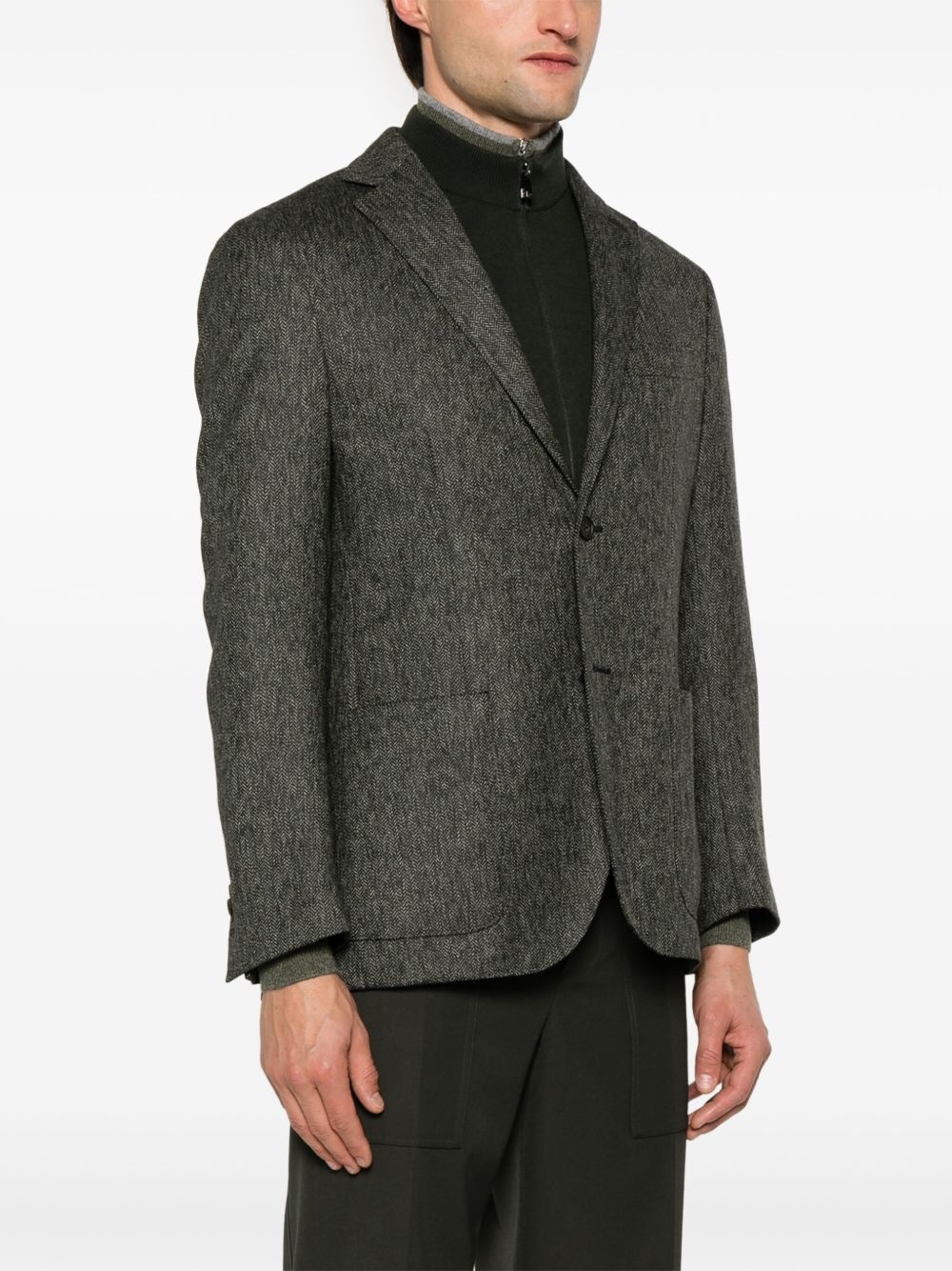 layered blazer - 3